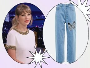 6 Dupes For Taylor Swift's $673 Butterfly Jeans From Area